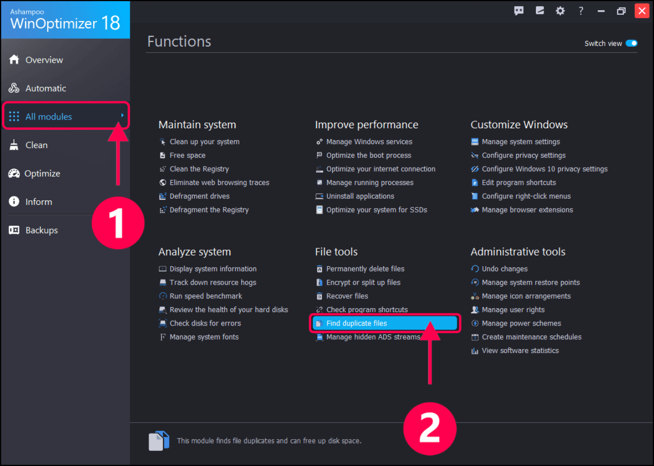 Ashampoo winoptimizer 2019