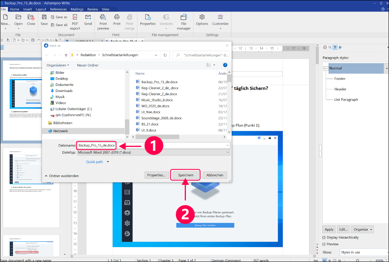 can you save openoffice documents as word documents