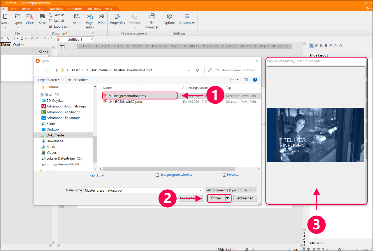 Office 8: Open, edit and save Microsoft PowerPoint documents without  conversion. – Ashampoo