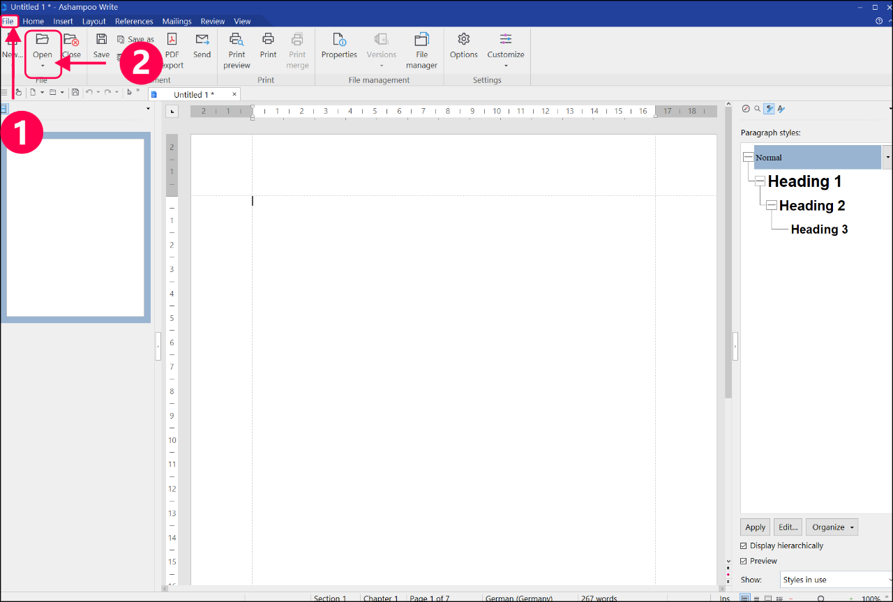 Office 8: Open, edit and save Microsoft Word documents without conversion –  Ashampoo