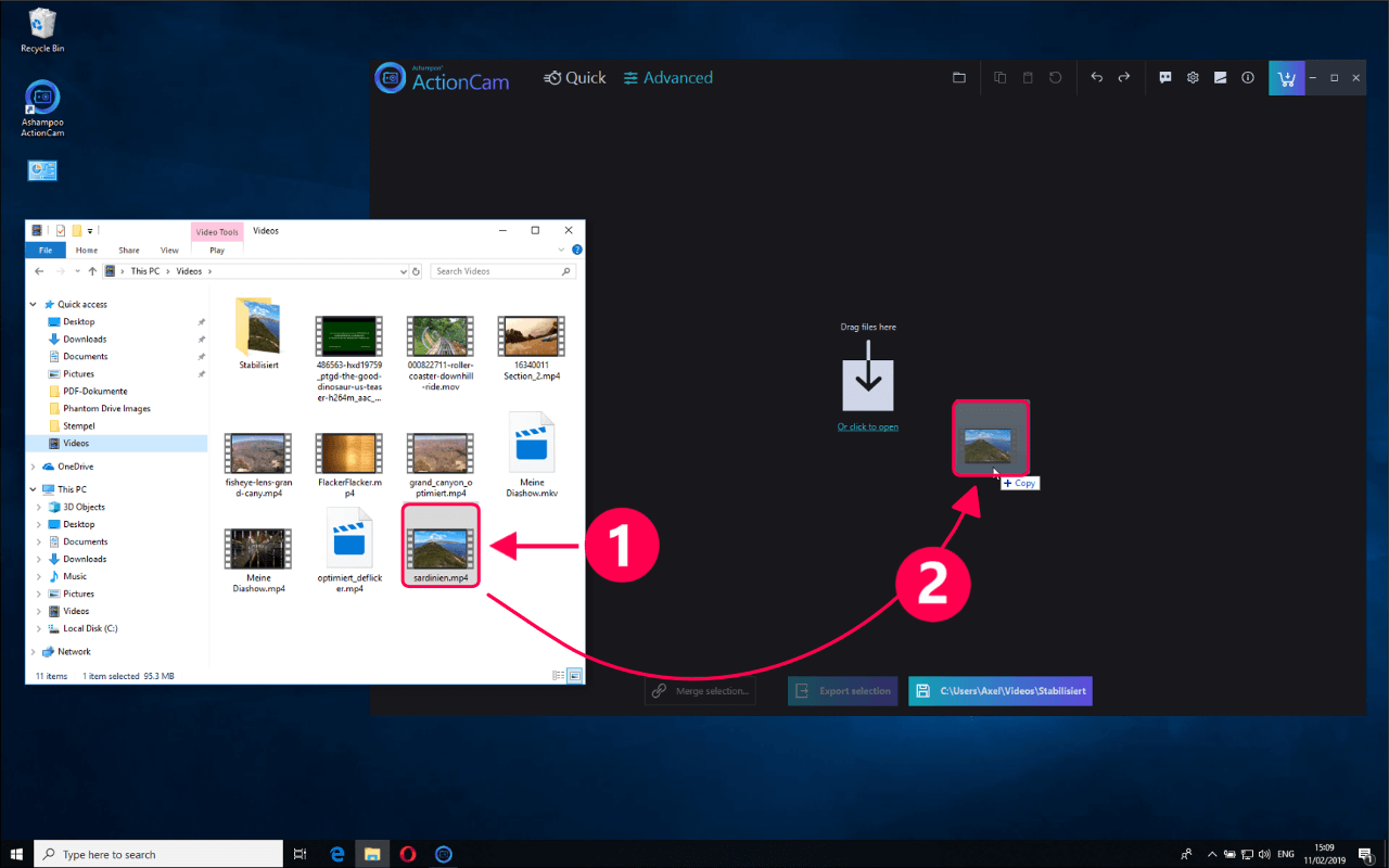 ashampoo video stabilization