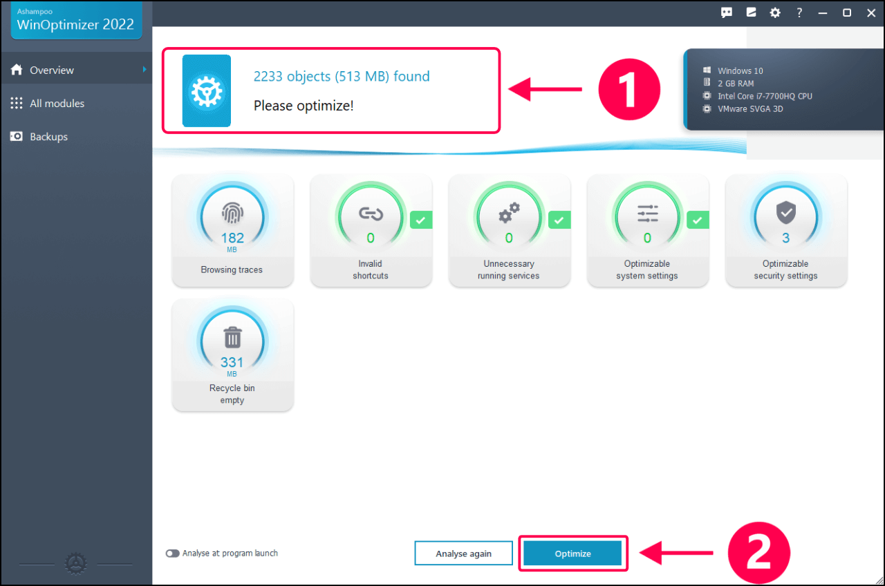 ashampoo photo optimizer 2022